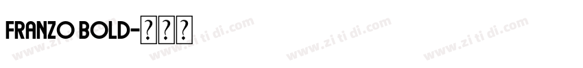 Franzo Bold字体转换